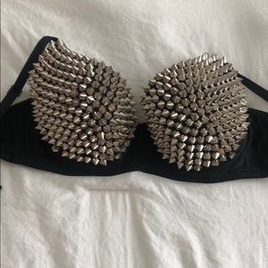 Studded bra